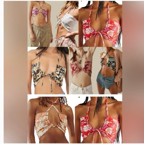 Free People Summer Of Love Bandeau Bra Top XS NWT - Picture 4 of 5
